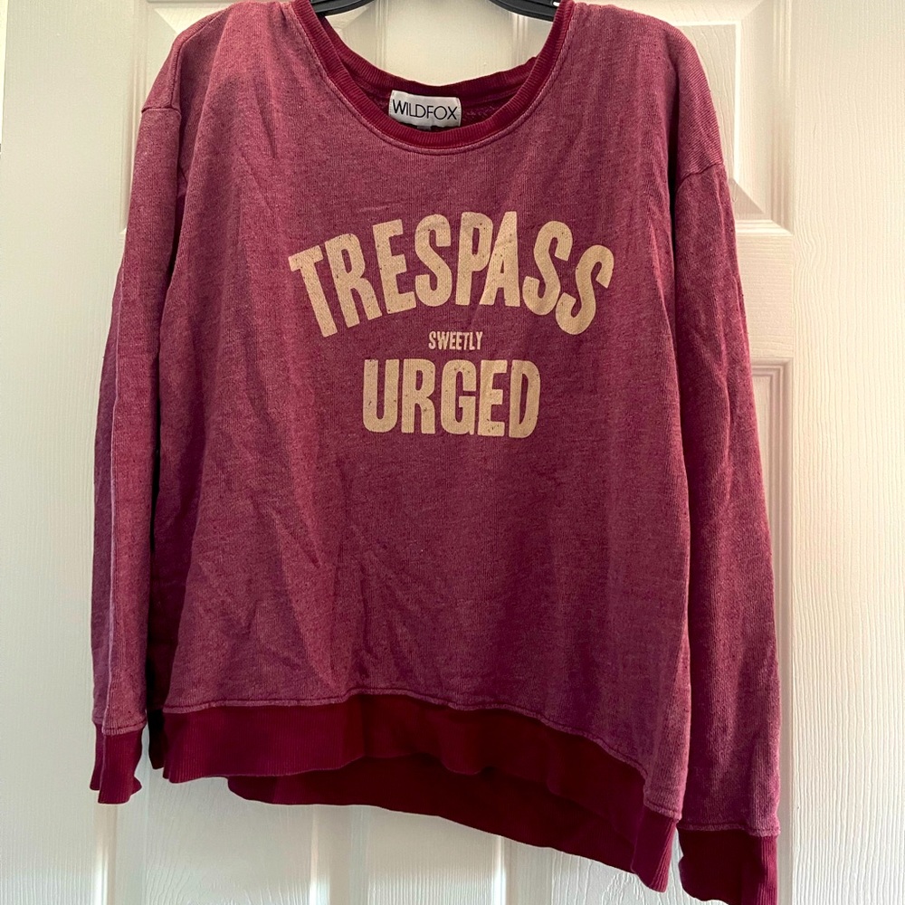 WILDFOX sweater size Medium